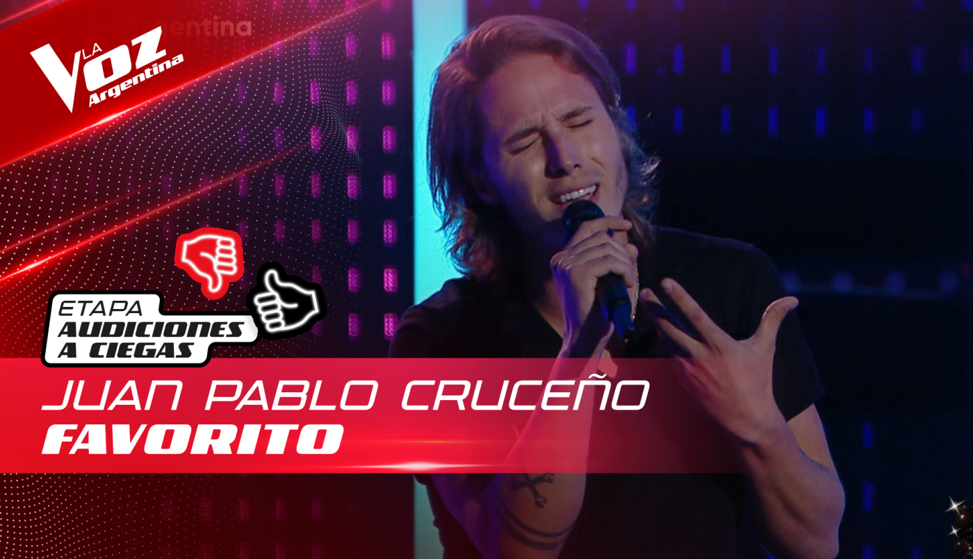 Juan Pablo Cruceño - “Favorito” - Audiciones a Ciegas - La Voz Argentina 2022 | Audiciones a ciegas