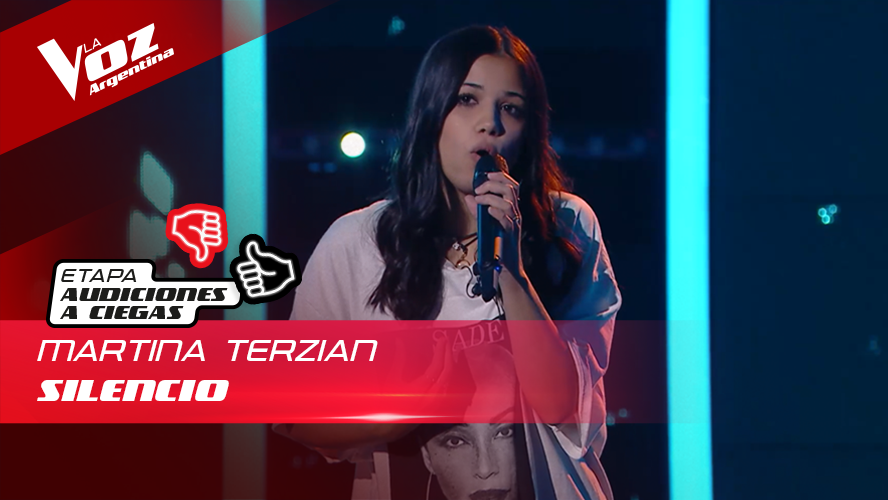 Martina Luciana Terzian - “Silencio” - Audiciones a Ciegas - La Voz Argentina 2022 | Audiciones a ciegas