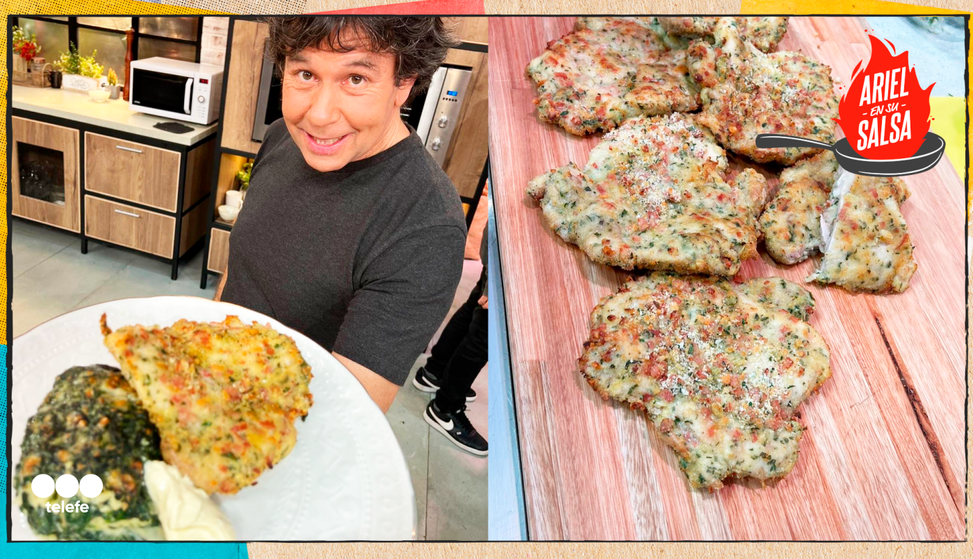 Recetas milanesas Casanova, puré duquesa mil hojas papa espinaca | Recetas