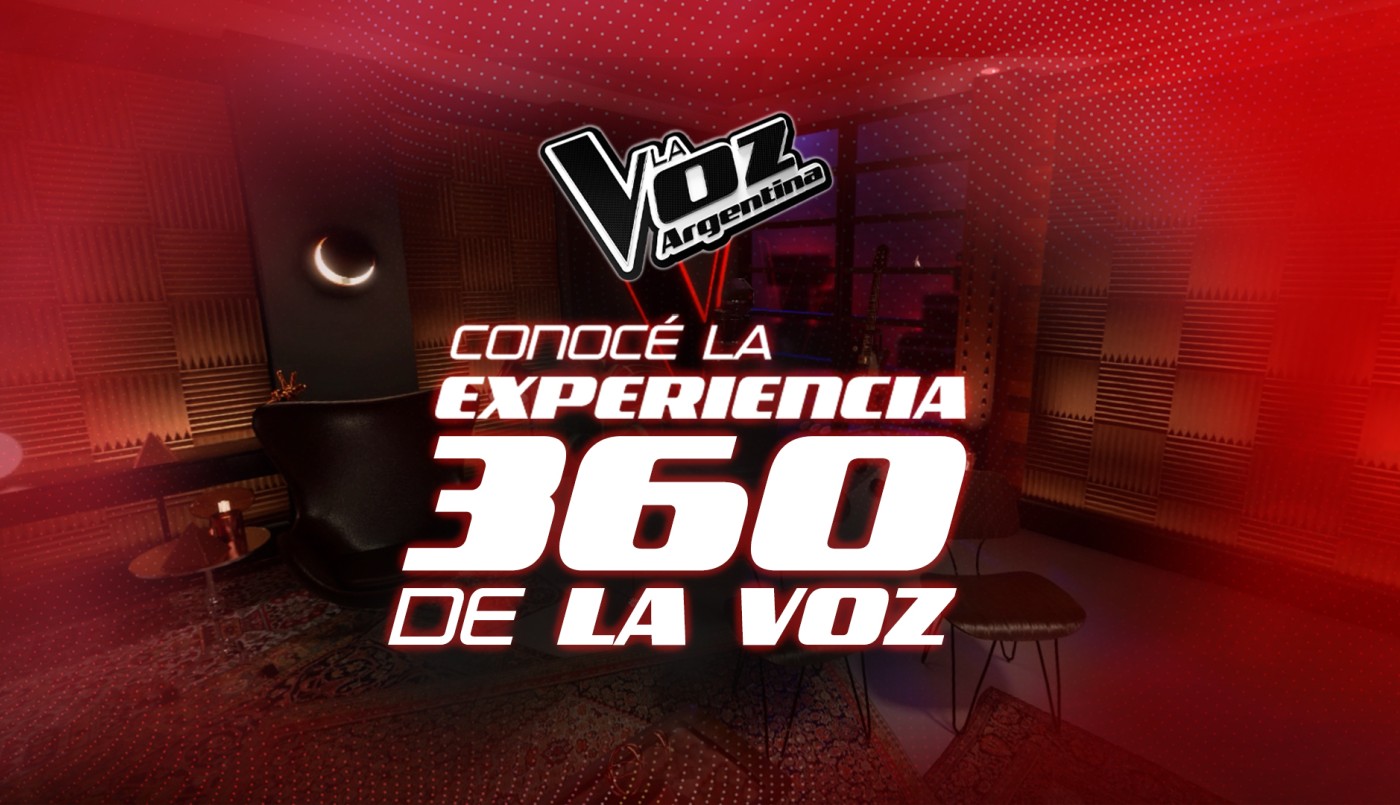 Conocé el estudio de La Voz Argentina con la experiencia 360° | Noticias