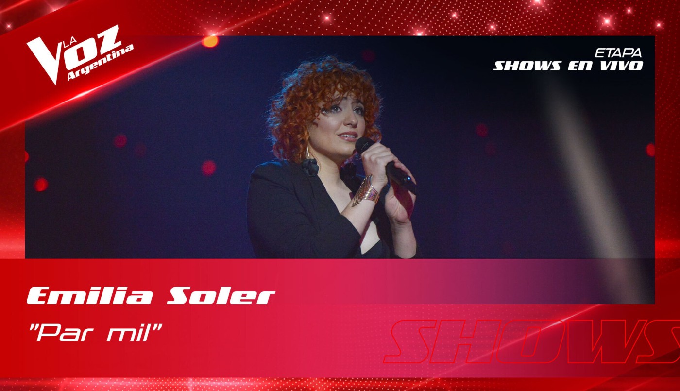 Emilia Soler - "Par mil" - Shows en vivo 4tos - La Voz Argentina 2022 | Cuartos