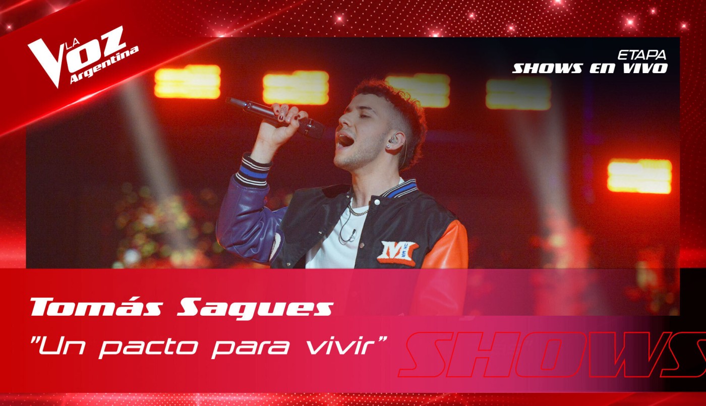 Tomás Sagués - "Un pacto" - Shows en vivo 4tos - La Voz Argentina 2022 | Cuartos