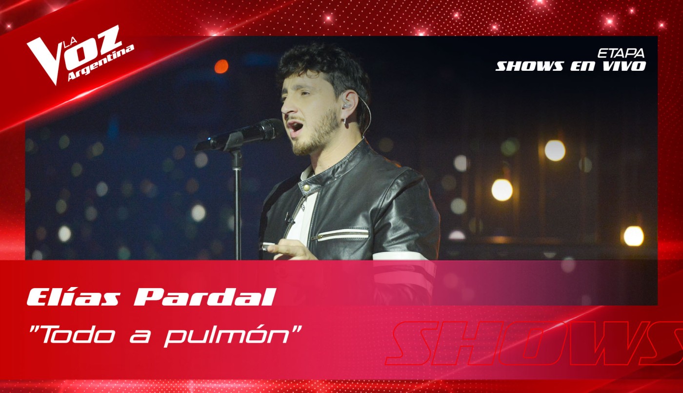 Elías Pardal - “Todo a pulmón” - Semifinal - La Voz Argentina 2022 | Semifinal