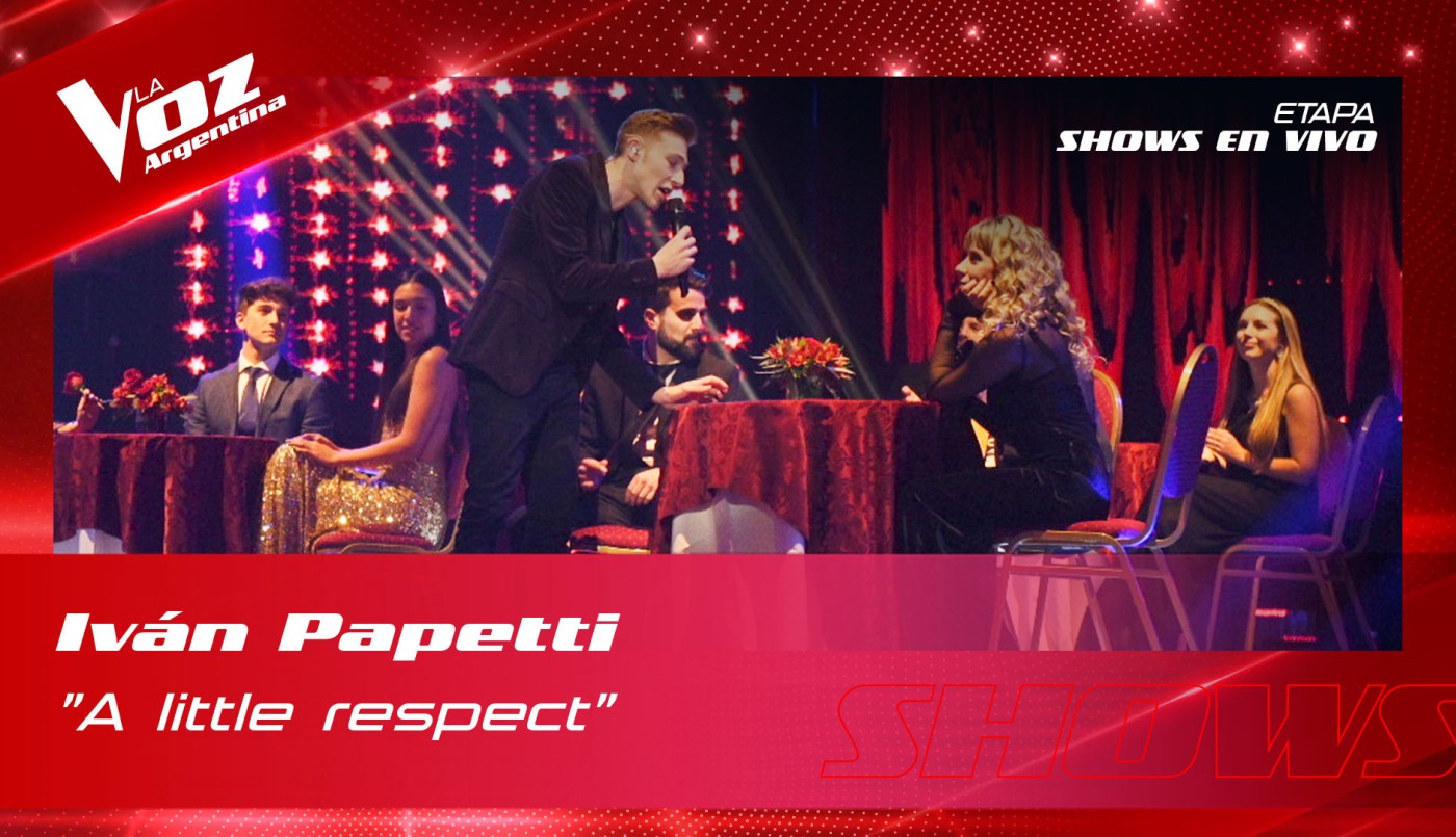 Iván Papetti - “A little respect” - Semifinal - La Voz Argentina 2022 | Semifinal