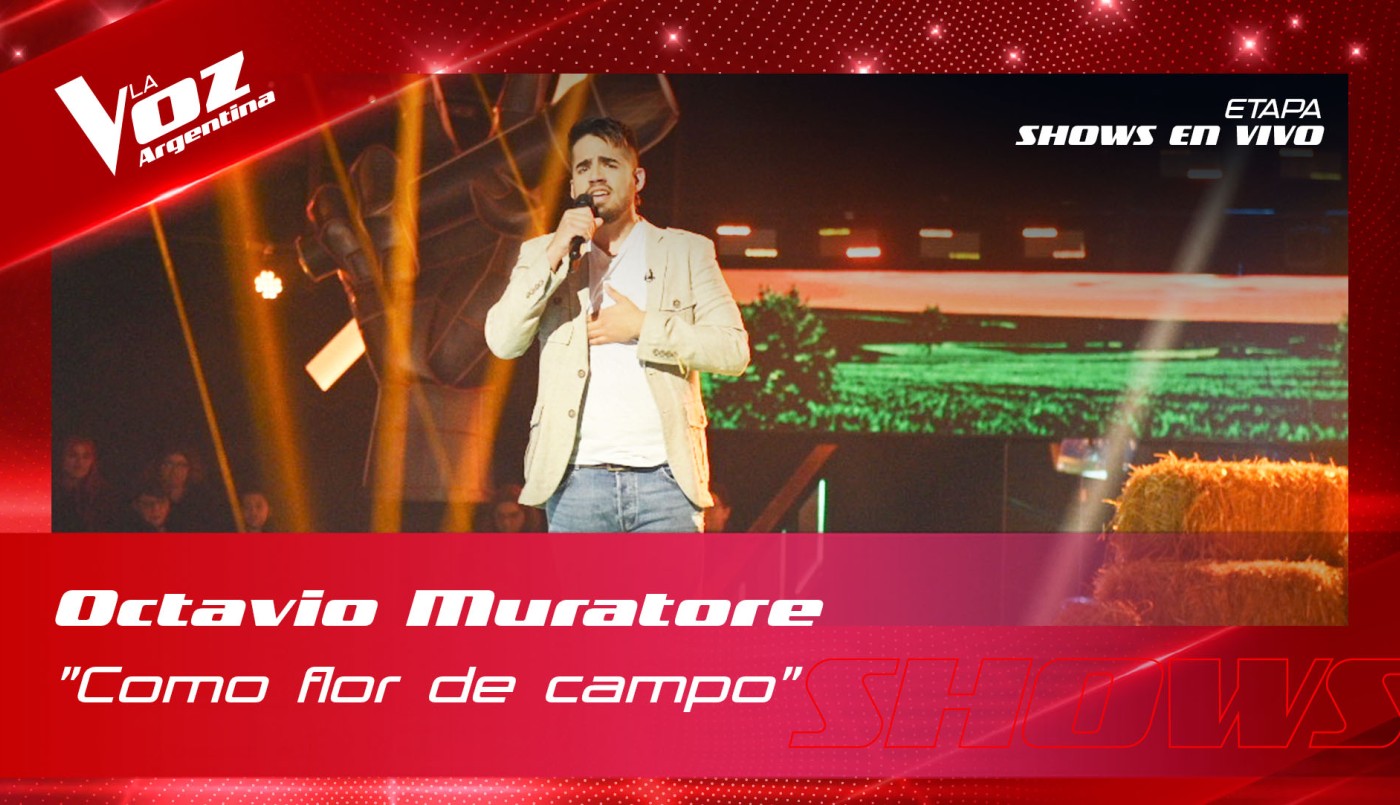 Octavio Muratore - “Como flor del campo” - Semifinal - La Voz Argentina 2022 | Semifinal