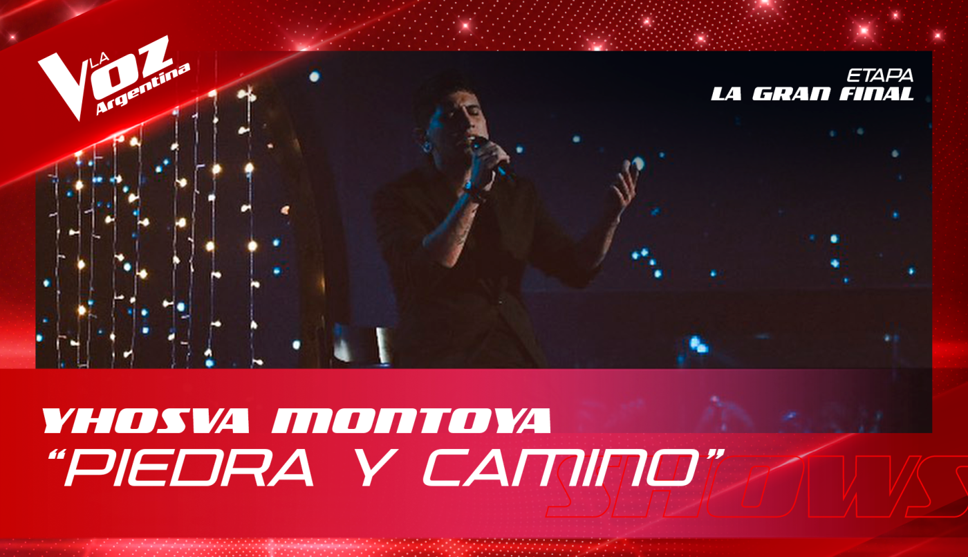 Yhosva Montoya - "Piedra y camino" - Final - La Voz Argentina 2022 | Final