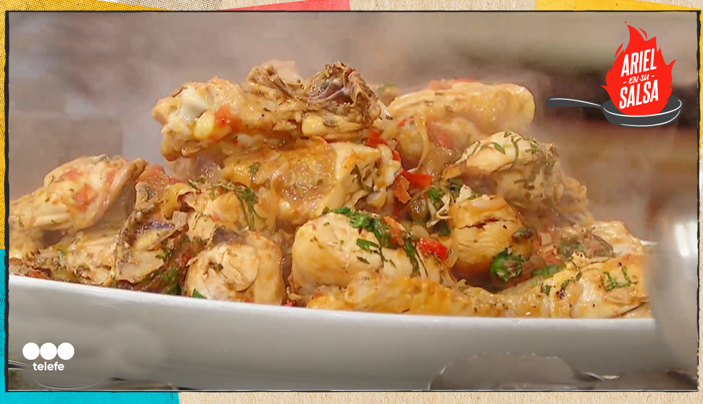 Receta de pollo a la italiana con polenta verde cremosa | Recetas