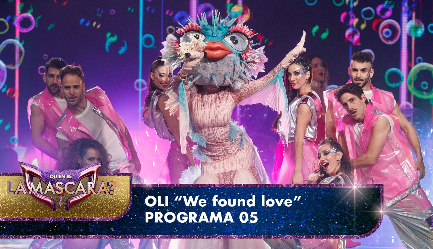 Oli emocionó con "We found love" - Quién es la Máscara? - 2022 | Presentaciones