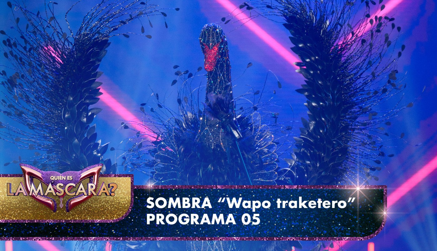 Sombra brilló al cantar "Wapo traketero" - Quién es la Máscara? - 2022 | Presentaciones