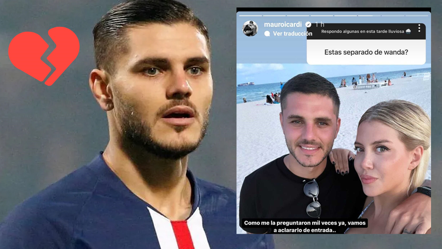 Mauro Icardi respondió a los rumores de separación con Wanda Nara | Espectáculos