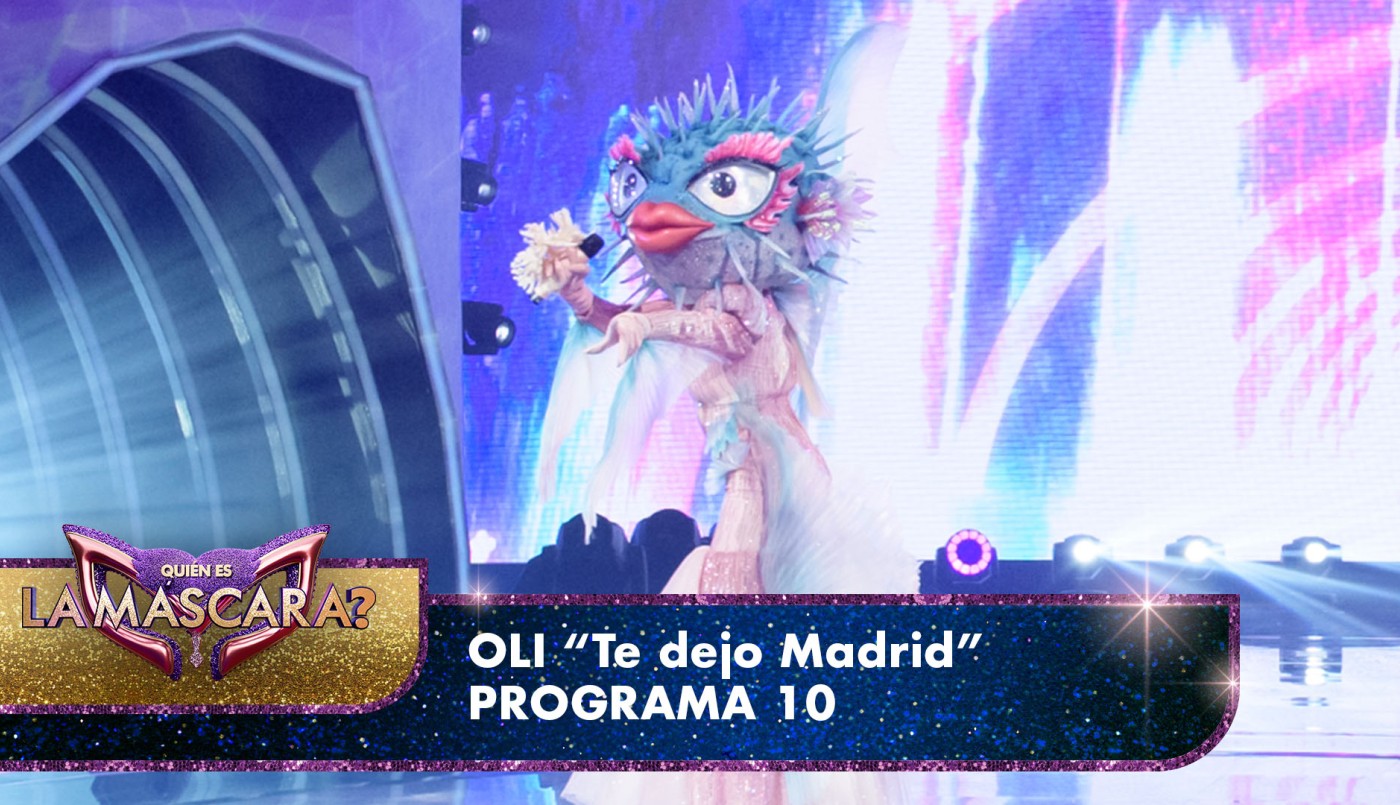 Oli cantó "Te dejo Madrid" - Quién es la Máscara? - 2022 | Presentaciones