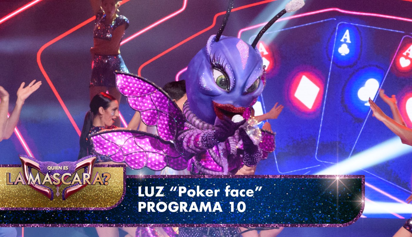 Luz nos puso su mejor "Poker face" - Quién es la Máscara? - 2022 | Presentaciones