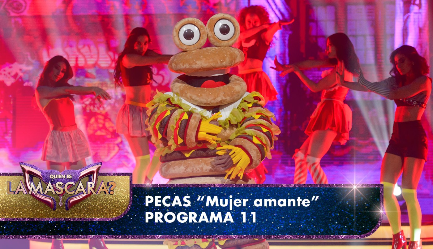 Pecas cantó "Mujer amante" - Quién es la Máscara? - 2022 | Presentaciones