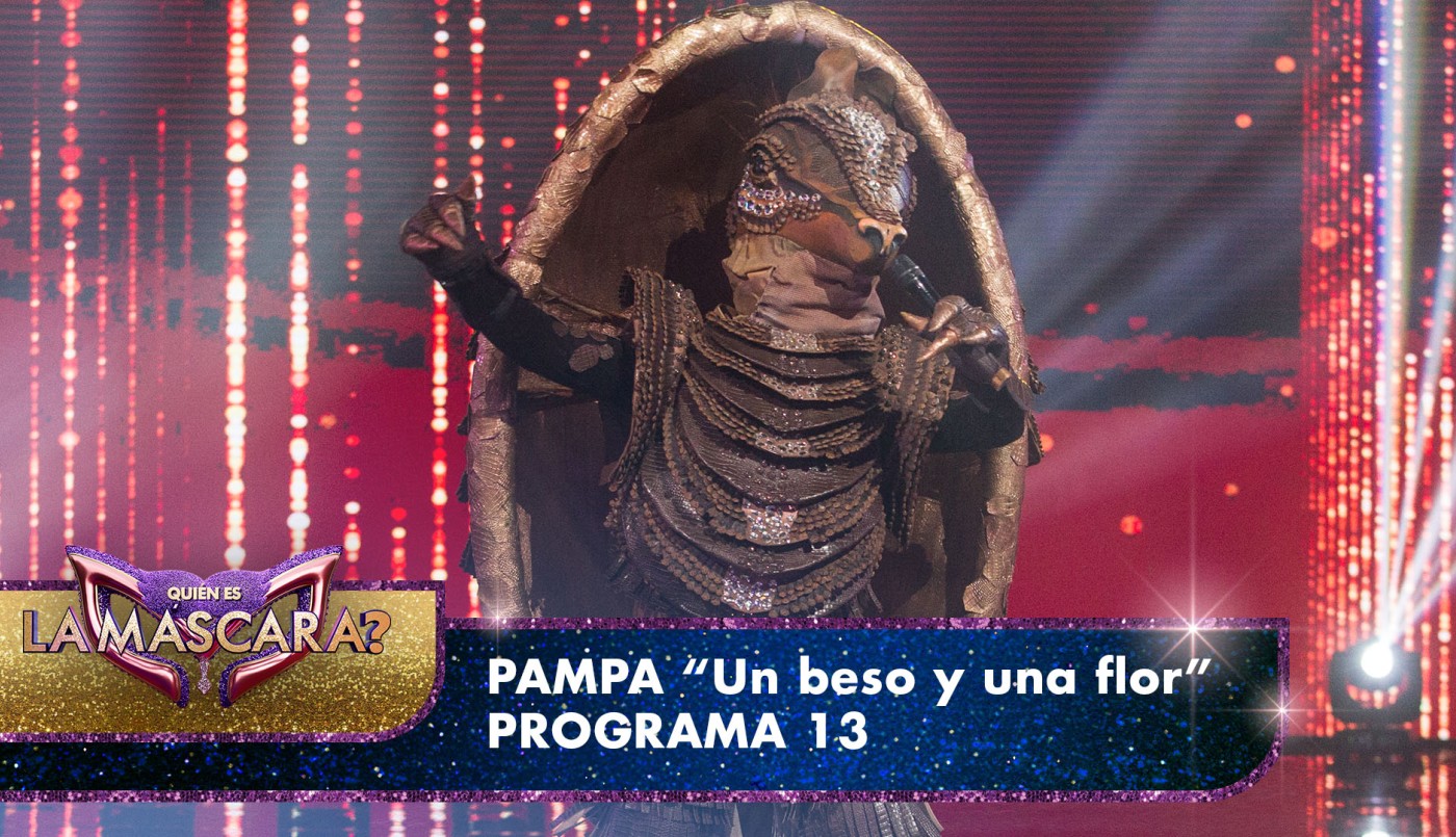 Pampa interpretó "Un beso y una flor" - Quién es la Máscara? - 2022 | Presentaciones