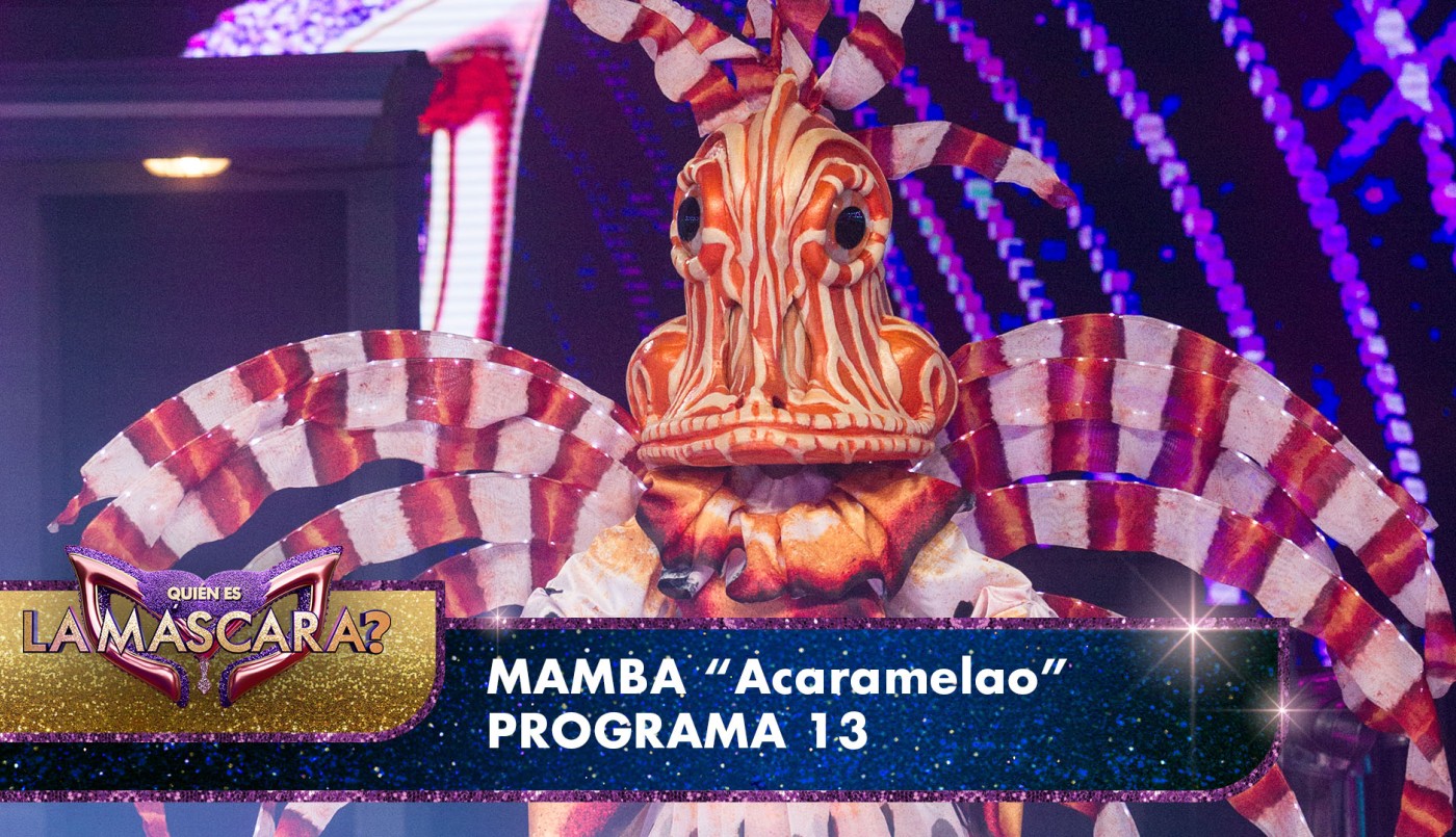 Mamba cantó "Acaramelao" para seguir en el programa - Quién es la Máscara? - 2022 | Presentaciones