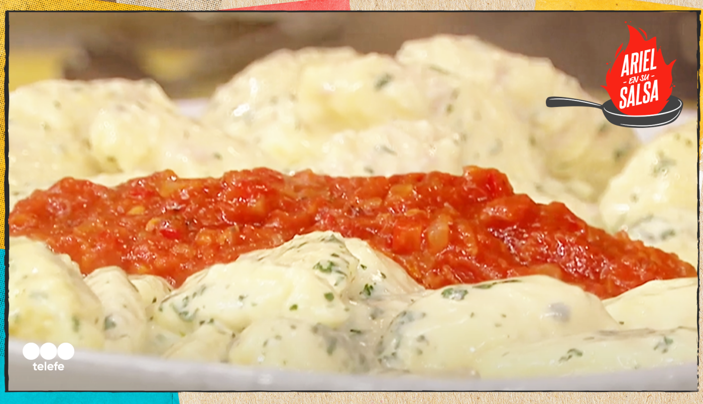 Receta de ñoquis suissese a base de masa bomba y sémola | Recetas