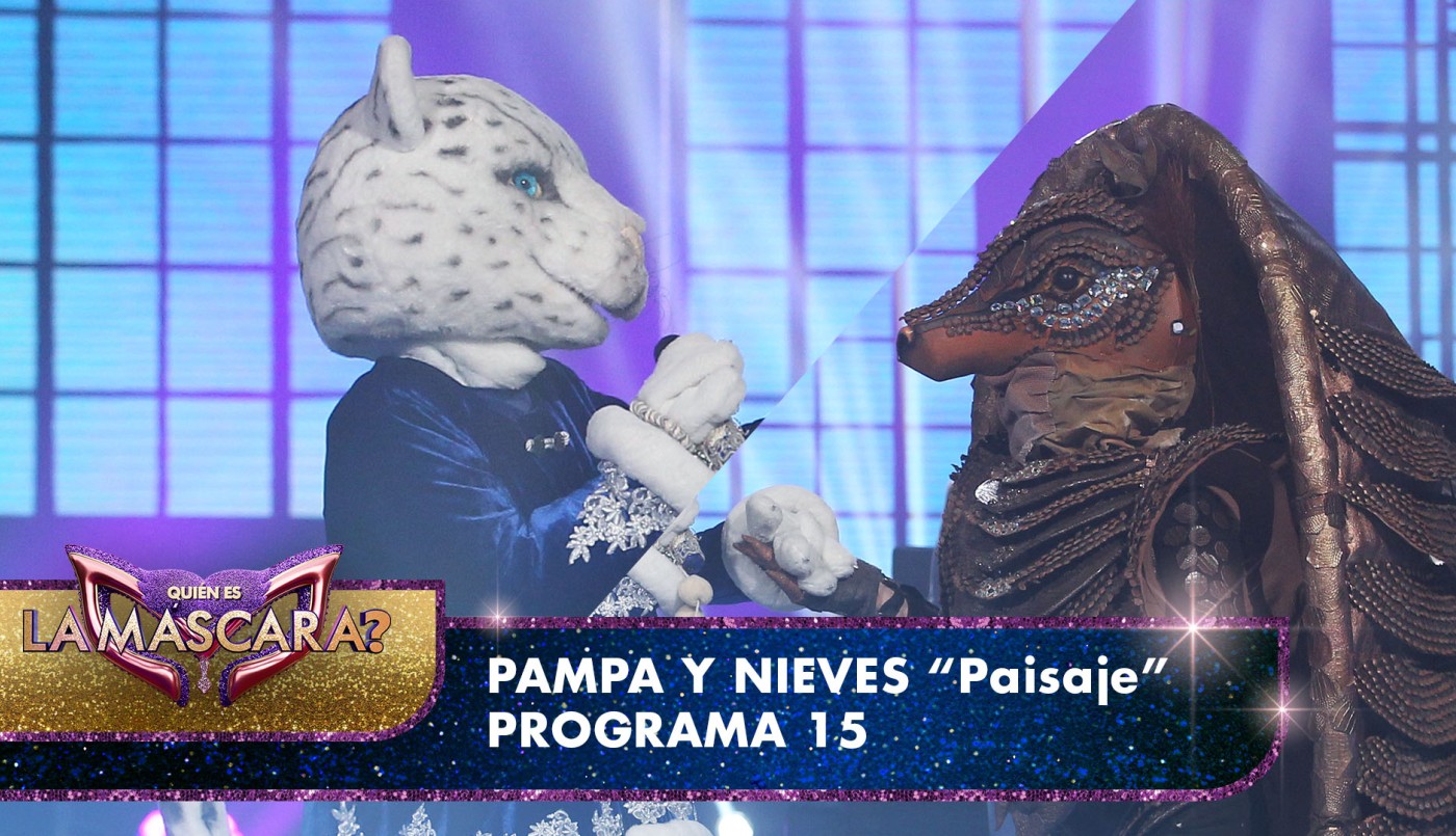 Pampa y Nieves brillaron con "Paisaje" - Quién es la Máscara? - 2022 | Presentaciones