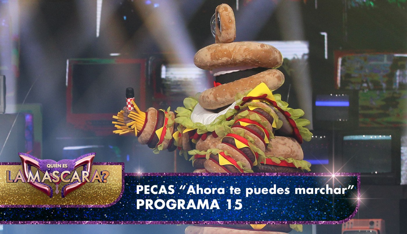 Pecas interpretó "Ahora te puedes marchar" - Quién es la Máscara? - 2022 | Presentaciones