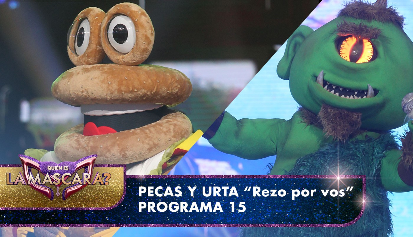 Pecas y Urta rocanrolearon con "Rezo por vos" - Quién es la Máscara? - 2022 | Presentaciones