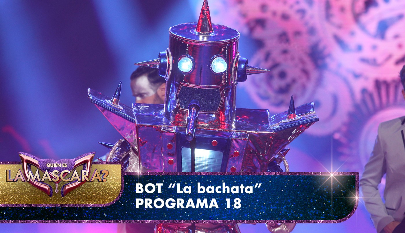 Bot interpretó "La bachata" - Quién es la Máscara? - 2022 | Presentaciones