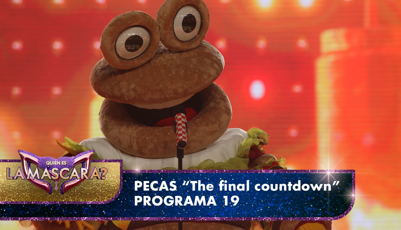 Pecas hizo un nocaut con “The final countdown” - Quién es la Máscara? - 2022 | Presentaciones
