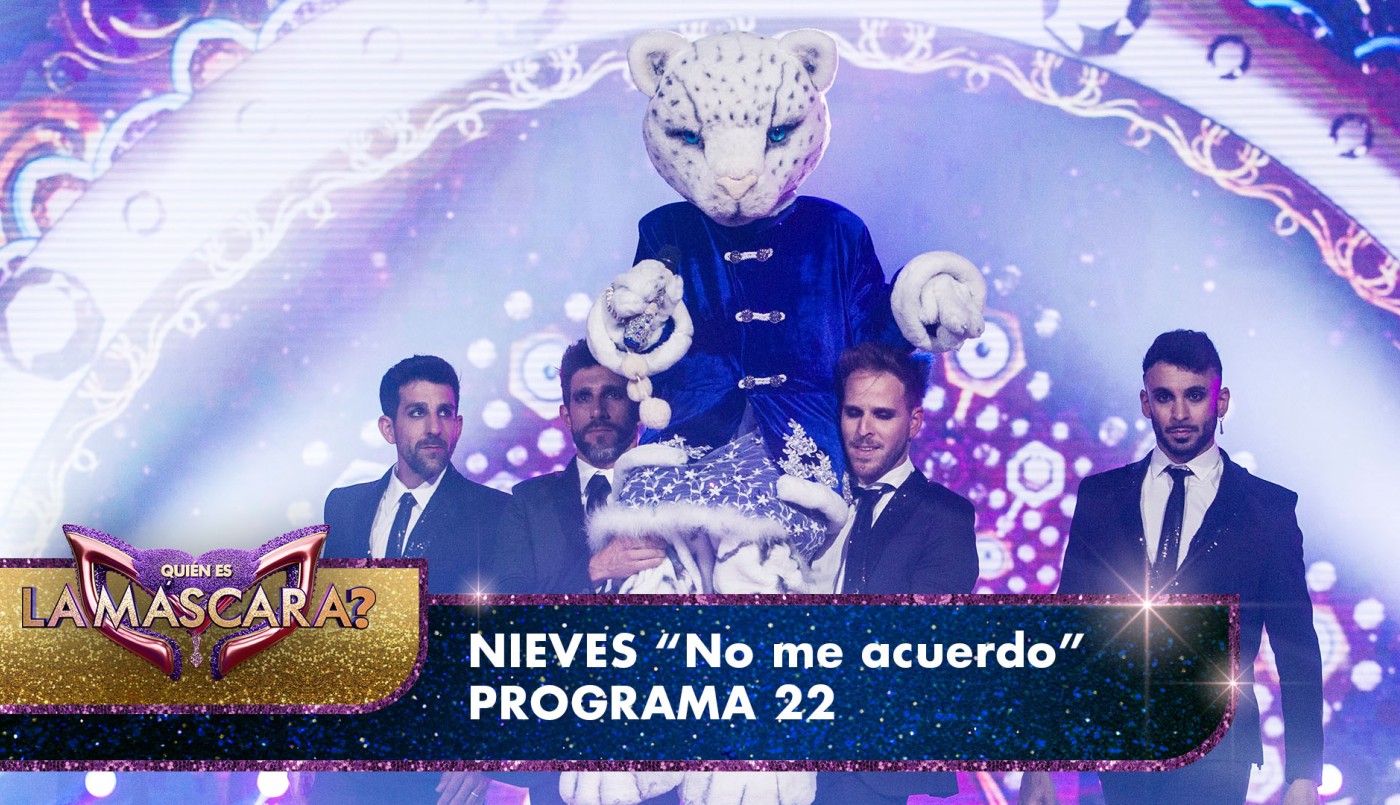 Nieves brilló interpretando “No me acuerdo” - Quién es la Máscara? - 2022 | Presentaciones