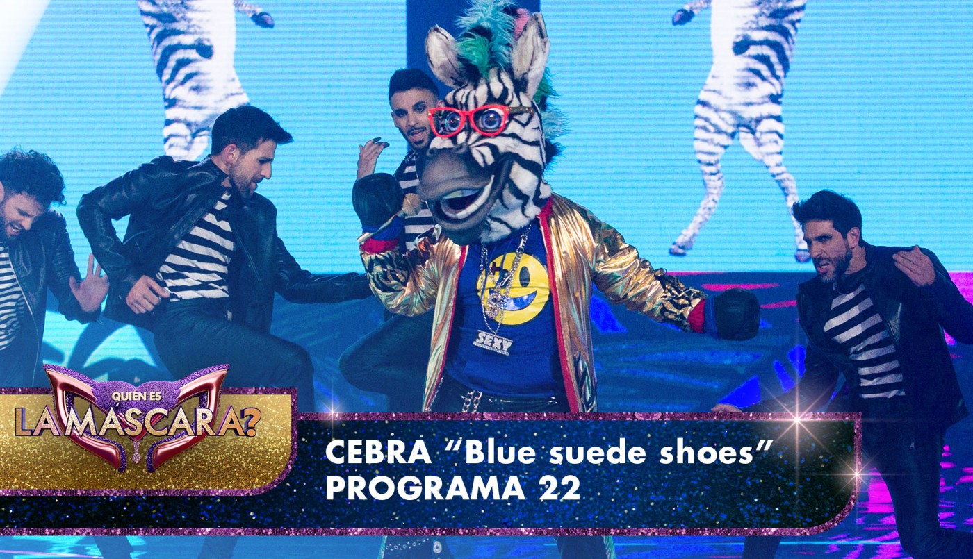 Cebra tuvo su bienvenida con "Blue suede shoes" -Quién es la Máscara? - 2022 | Presentaciones