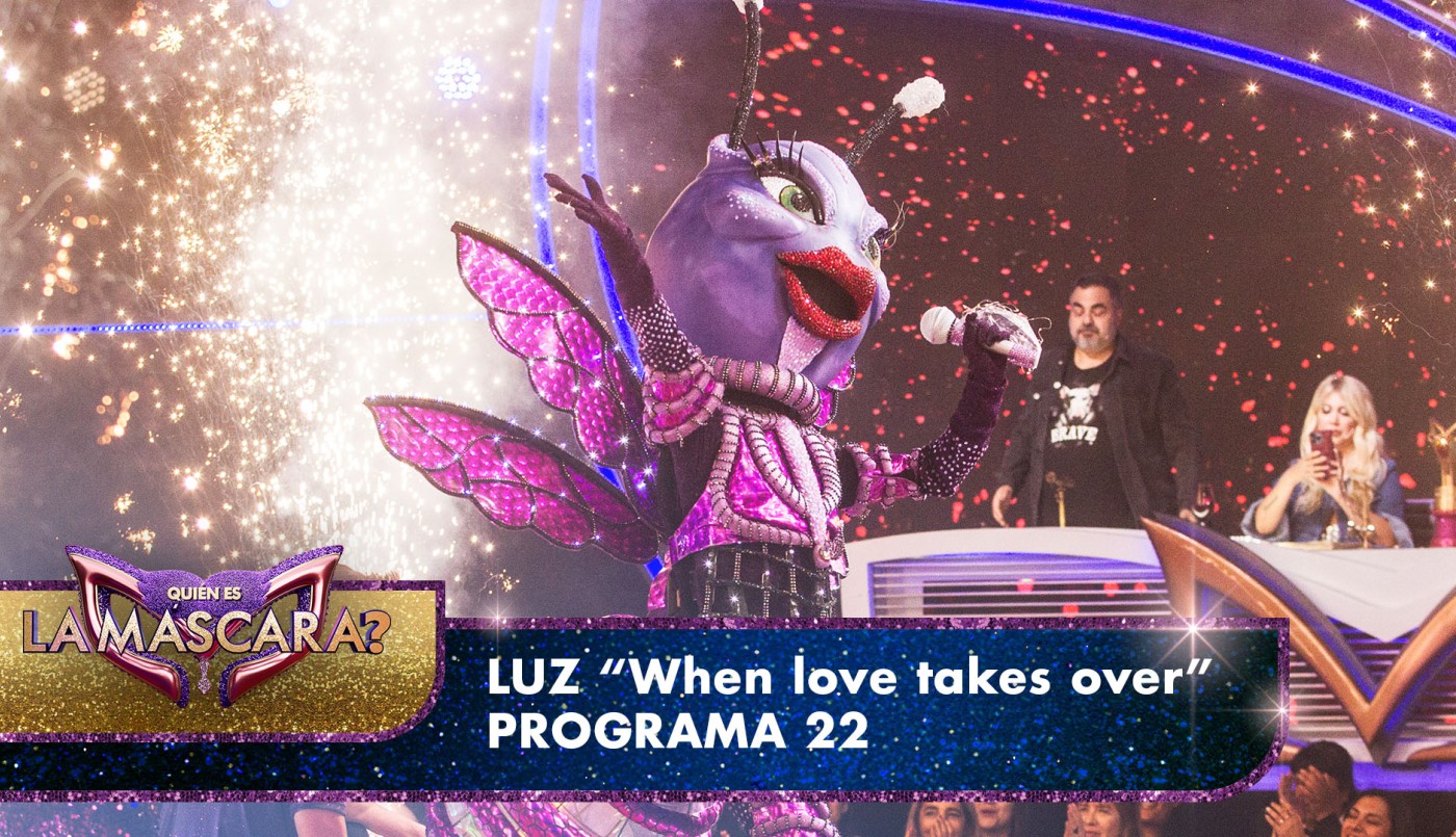 Luz la rompió cantando “When love takes over” - Quién es la Máscara? - 2022 | Presentaciones