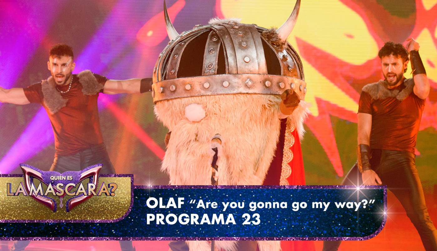 Olaf rocanroleó con "Are you gonna go my way?" - Quién es la Máscara? - 2022 | Presentaciones
