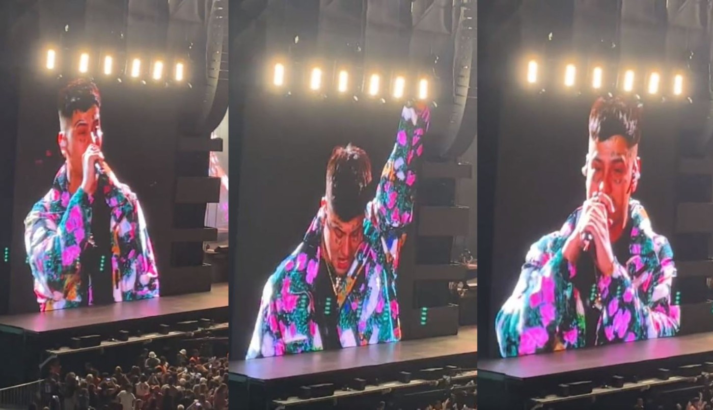El video de la emoción de Duki en medio de su show: "Es el mejor regalo" | Espectáculos