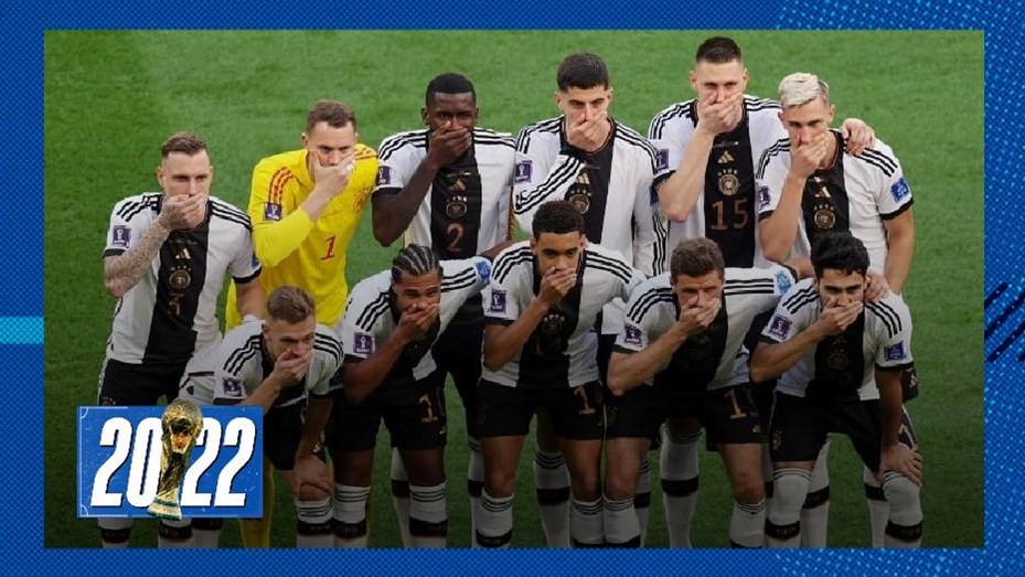 Censura en el Mundial: la selección alemana posó tapándose la boca con la mano | Novedades