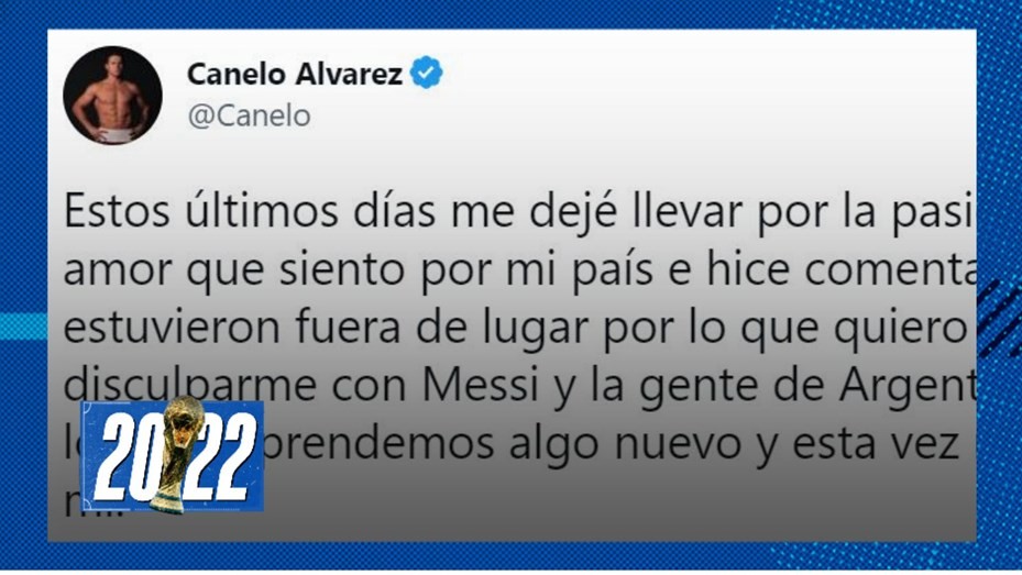 Canelo se arrepintió de las amenazas a Messi: "Quiero disculparme" | Novedades