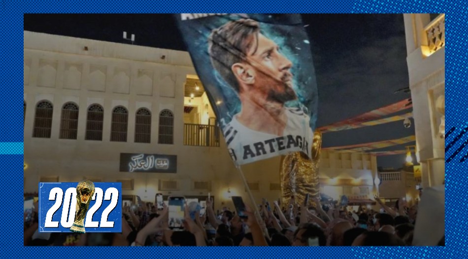 Mundial Qatar 2022: nuevo banderazo argentino antes del partido ante Países Bajos | Novedades