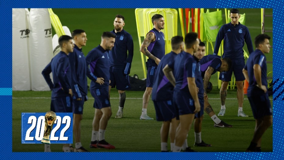 La Selección argentina se entrenó por última vez antes del partido con Croacia | Novedades