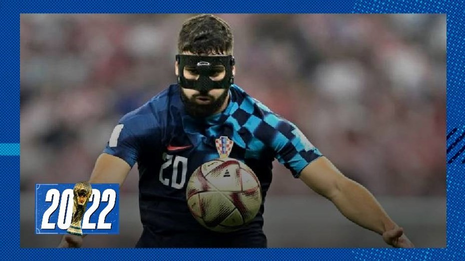 Por qué el defensor croata usó máscara en la semifinal con Argentina | Novedades