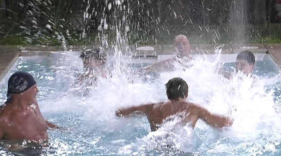 Noche lluvia pileta casa Gran Hermano | Mejores momentos