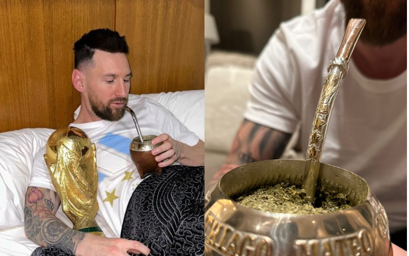 Messi y su mate mundialista: el diez enloqueció con su bombilla | Novedades
