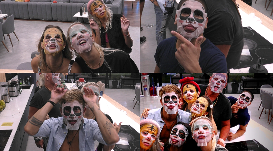 casa Gran Hermano coqueta noche mascarillas | Mejores momentos