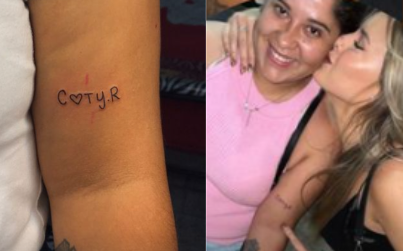 Gran Hermano hasta en la piel: es fanática de Coti y se tatuó su nombre | Espectáculos