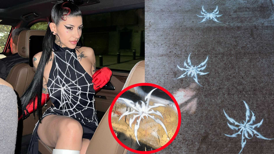 Cazzu trae algo entre manos: misteriosos grafitis de aranas aparecieron en la Ciudad de Buenos Aires | Noticias