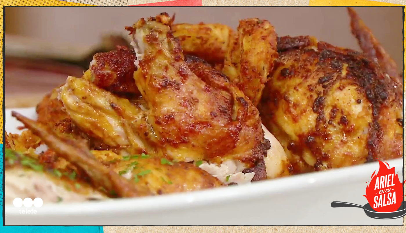 Receta de Pollo rana con condimentos secos americanos y barbacoa | Recetas