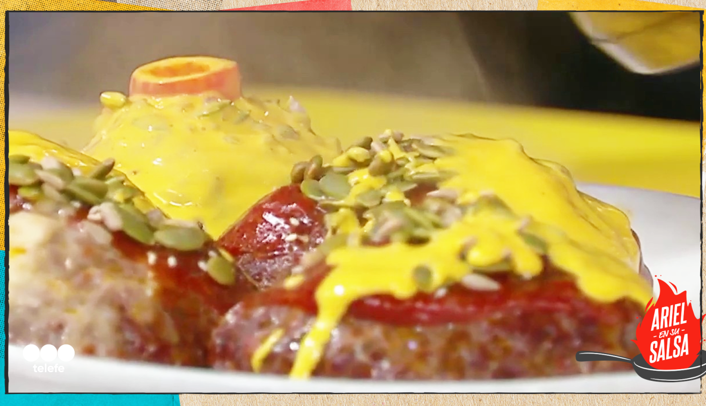 Receta de Pan de carne con salsa cheddar jalapeños | Recetas