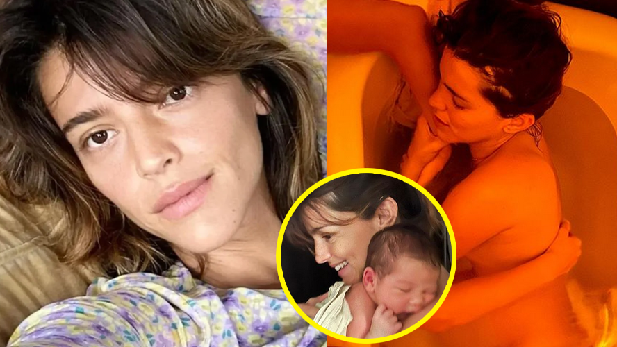 Calu Rivero compartió las fotos íntimas del parto natural de su primer hijo | Espectáculos