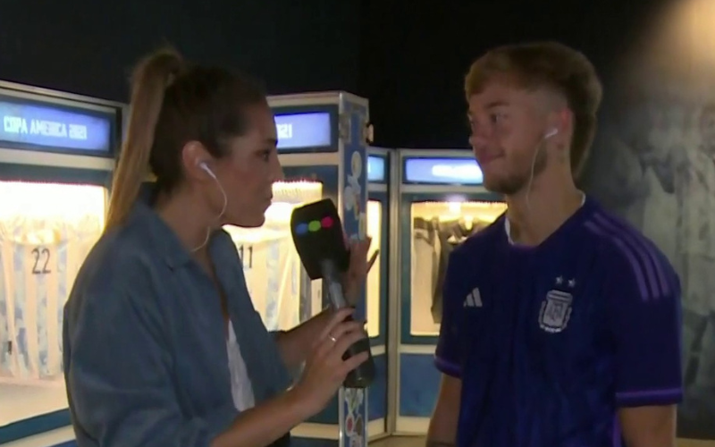 Furor por la Scaloneta en la Rural: Nacho y Noe recorrieron la exhibición oficial de AFA | Mejores Momentos