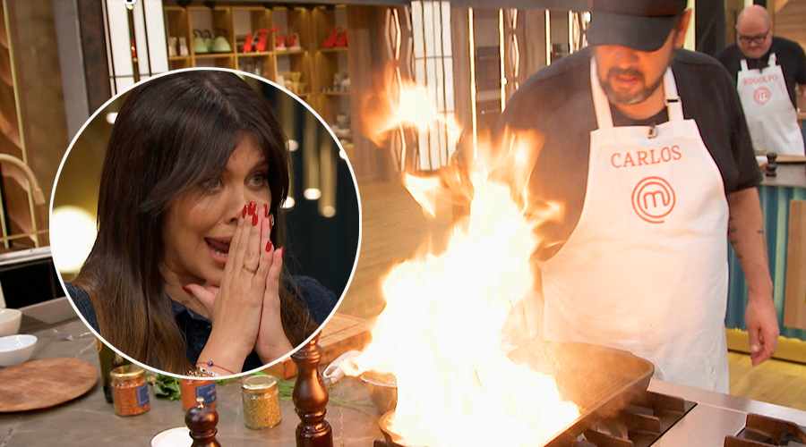 Carlos casi prende fuego todo asustó Wanda Nara | Momentos Imperdibles