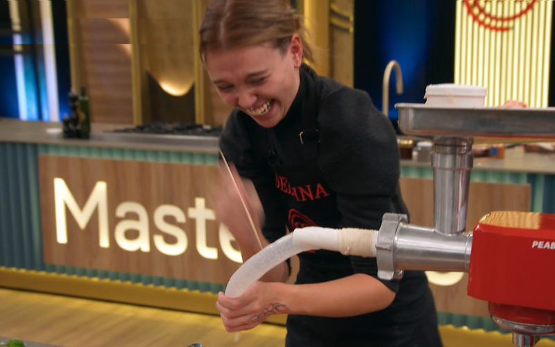 Podía fallar: así fue el "chorizo de aire" de Delfina en Masterchef | Momentos Imperdibles
