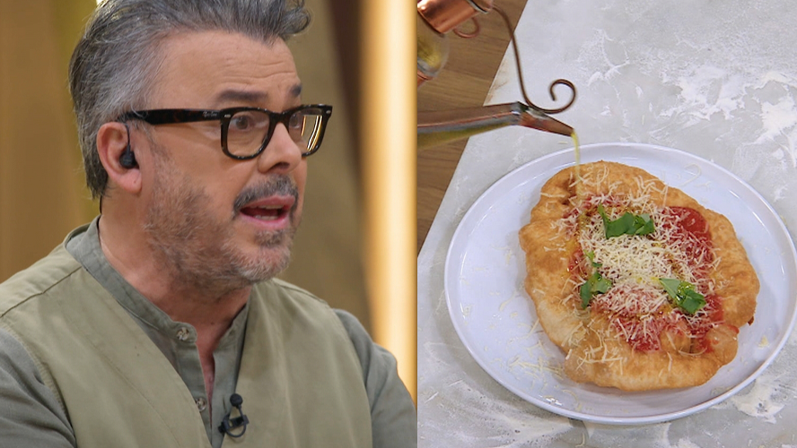 Imperdible masterclass de Donato para hacer una pizza italiana frita | Momentos Imperdibles