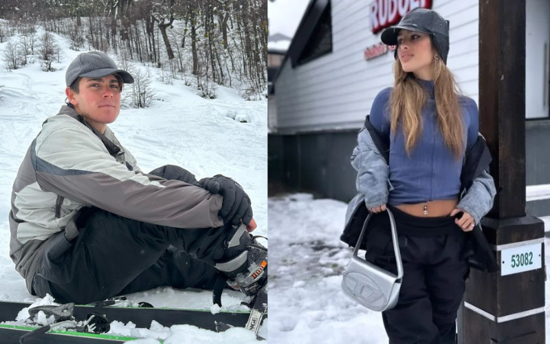 Marculi en Bariloche: Julieta Poggio y Marcos Ginocchio comparten un blanco paisaje | Espectáculos