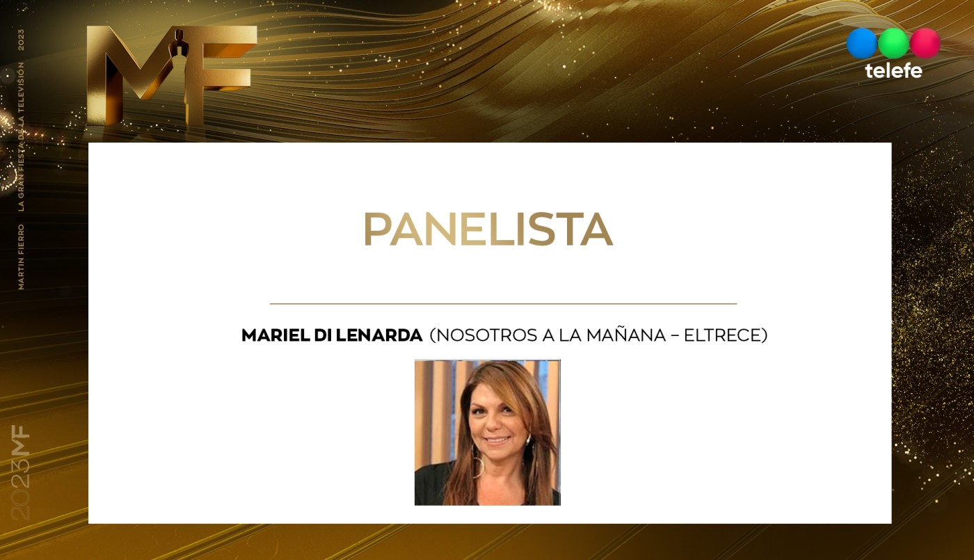 Mariel Di Lenarda: Mejor Panelista | Ganadores