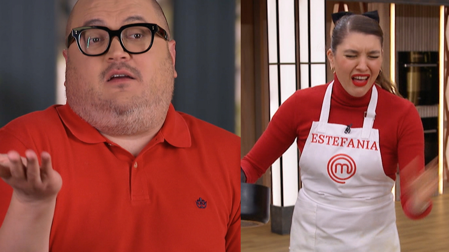 Estef casi se intoxica con los chiles de Rudy y a él no le importó | Momentos Imperdibles